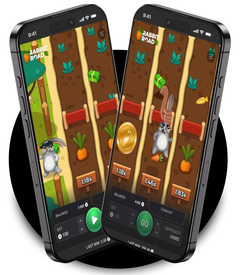 Rabbit Road App Mobiele.